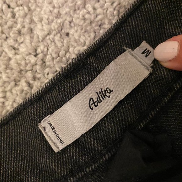 Adika Black ripped wide leg jeans - Picture 5 of 5